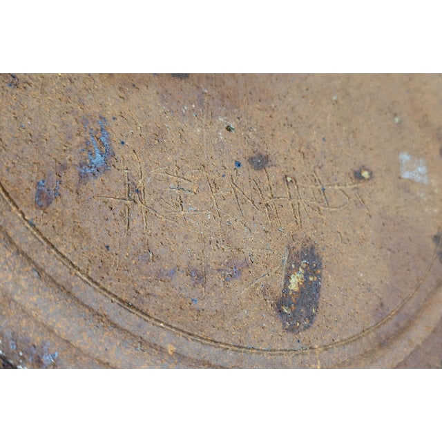 Mid-Century Modern Contemporary Studio Art Pottery Charger by Henry Gerhardt For Sale - Image 10 of 12