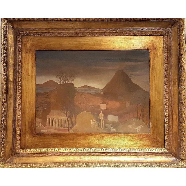 Signed lower left. On rear: ''Corrado Cagli Via Ludovico Muratori 27 Roma o Via Imbonati 17 Milano'' ''Paese'' - hand...