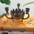 Silver-Plated Candlestick with Scent Bowl For Sale - Image 5 of 8
