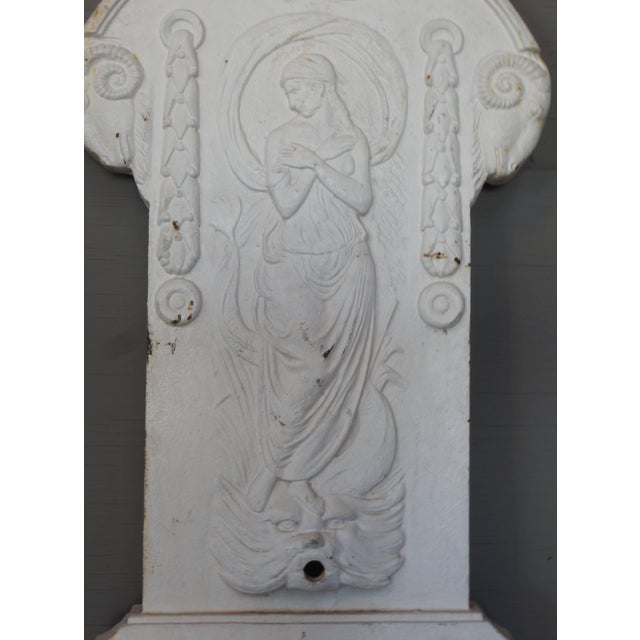 Art Nouveau Late 19th Century Wrought Iron Fountain Plaque For Sale - Image 3 of 10