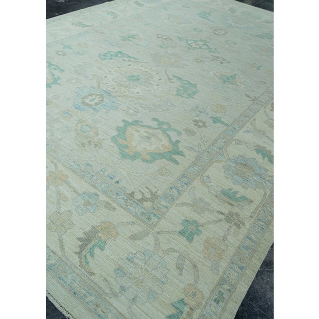 Turkish Oushak Rug 9'9" x 13'9" #20520 For Sale In Houston - Image 6 of 8