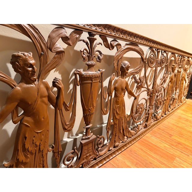 Metal Early American Bronze Screen 8.5 Feet Long For Sale - Image 7 of 11