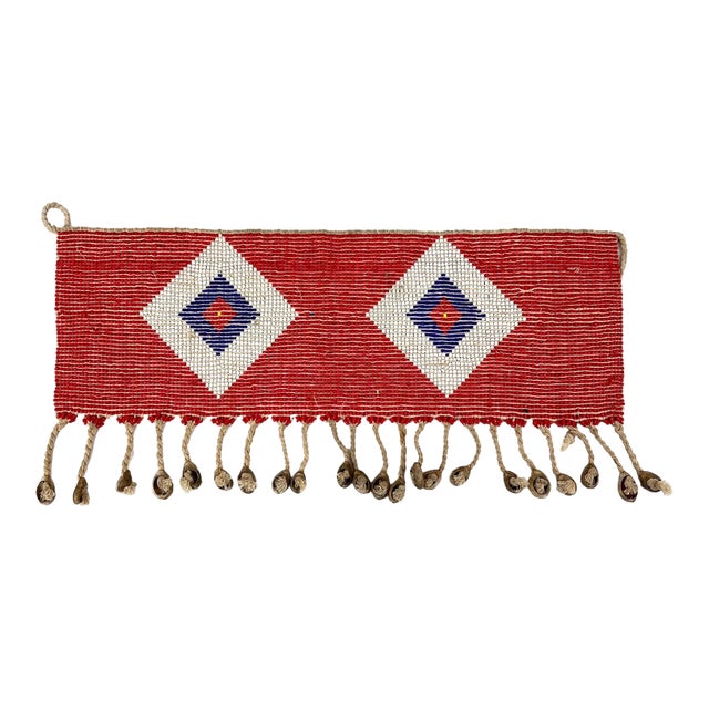Early 20th Century Kirdi Beaded Cache Sexe Pikuran Cameroon For Sale