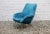 Plush armchair from France, 1950s. The armchair has completely new upholstery, its form is a typical "bucket". - The form...