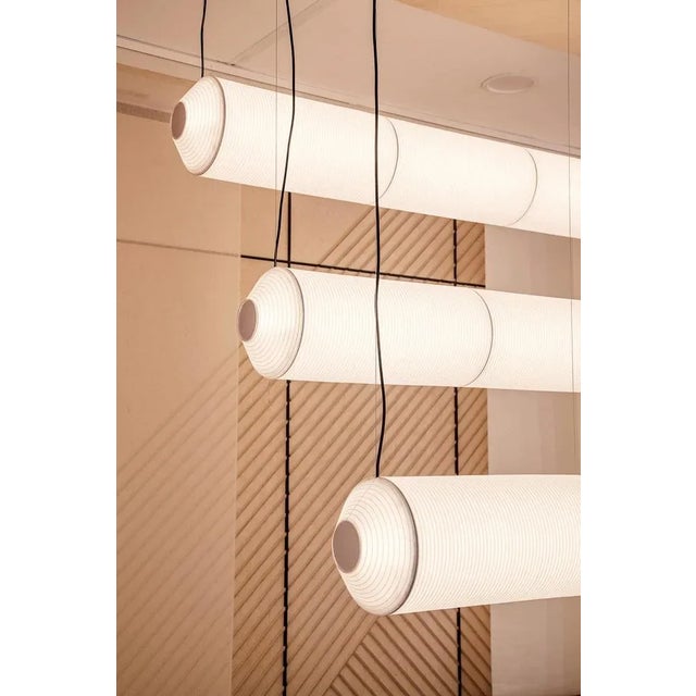 Metal Tekiò Horizontal P4 Pendant Lamp by Anthony Dickens For Sale - Image 7 of 8