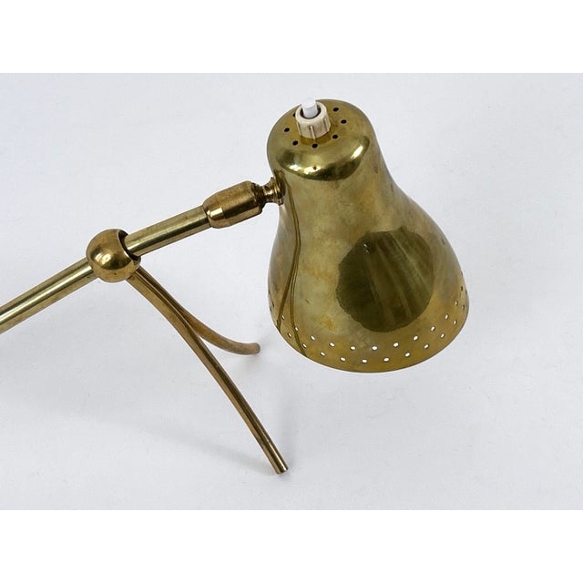 Metal Mid-Century Modern Table Lamp by Jean-Boris Lacroix, France, 1950s For Sale - Image 7 of 18