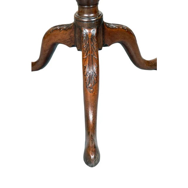 George III Mahogany Piecrust Tilt Top Table For Sale In Boston - Image 6 of 10