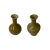 Chinese 2 X Chinese Clay Ceramic Ware Wu Tan Taupe Color Small Vase For Sale - Image 3 of 5