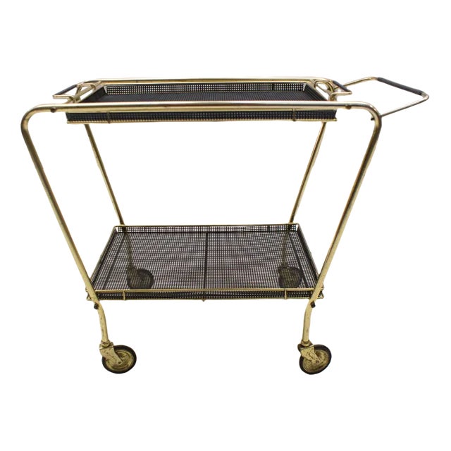 French Serving Cart, 1950s For Sale