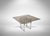 Vintage Chromed and Brass Table, Italy, Early 1970s For Sale - Image 3 of 7