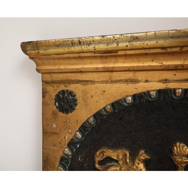 Neoclassical Style Giltwood & Bronze Mirror For Sale - Image 16 of 16