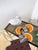 Sculptural set of six handmade Italian ceramic plates, ideal for serving fruit or dessert. Dating from the 1960s–1970s,...