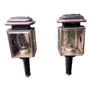 Pair of 19th Century Carriage Lanterns.
