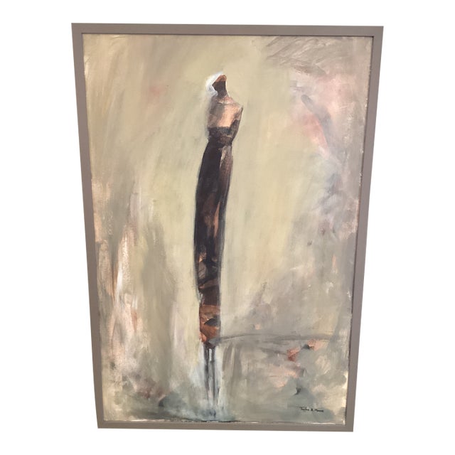 Contemporary Figurative Oil Painting by Taylor A. Moore, Newly Framed, 25" X 37" For Sale