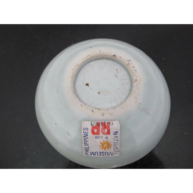 Ming Fish Relief Plate Hongzhi Zhengde (1488 – 1521) Chinese Antique Porcelain For Sale In Portland, OR - Image 6 of 7