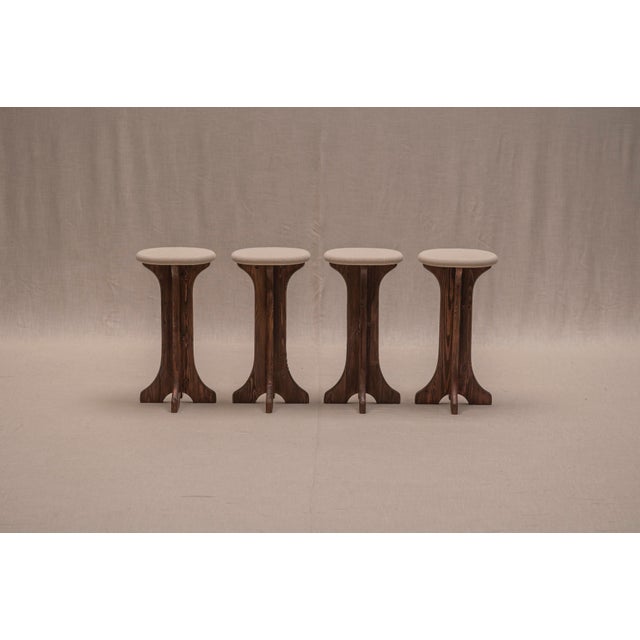 Brutalist Bar Stools, 1960s, Set of 4 For Sale - Image 17 of 17
