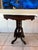Ralph Lauren Vintage Petite Inlaid Wood Accent Table With Tripod Base Federal Style For Sale - Image 4 of 15
