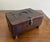 Brown Antique Indian Dowry Chest Document Box on Turned Feet For Sale - Image 8 of 10