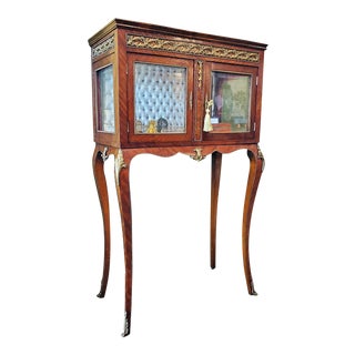 19th Century French Boudoir Vitrine For Sale