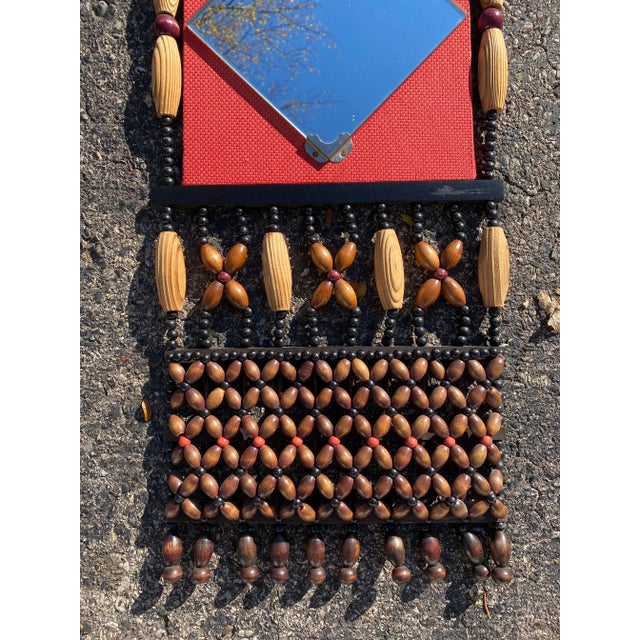 Keep this functional and stylish piece hanging by your door to check your face and stash your bills before stepping out....