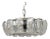 Kalmar Mid-Century Icicle Glass Flush Mount Light Fixture For Sale