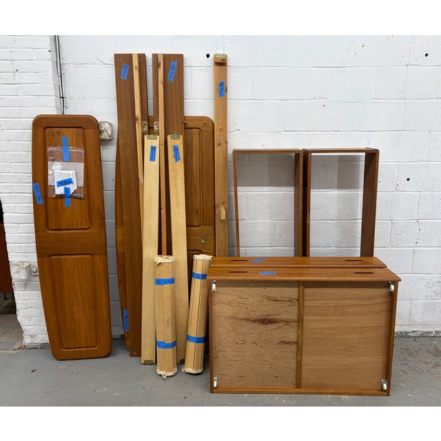 Mid-Century Modern Danish Teak Platform Bed W/ Storage For Sale - Image 16 of 16