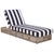 Spritely Home Gillian Chaise Lounge, Heather Tan/Black Stripe For Sale - Image 4 of 12