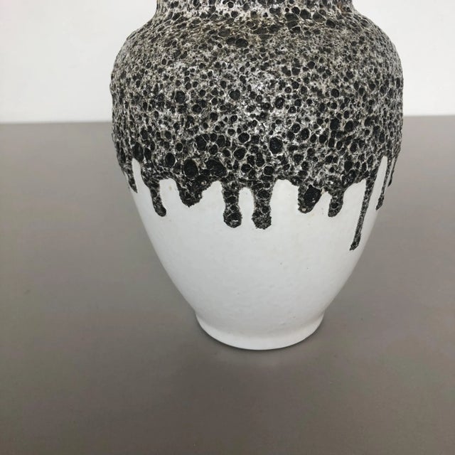 Vintage German Fat Lava Vase Pottery by Emons Söhne for ES Ceramics, 1960s For Sale - Image 9 of 18