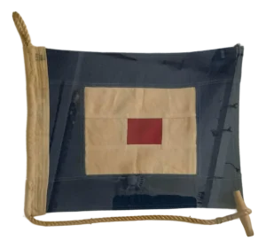 Cotton Nautical Signal Flag for Letter W