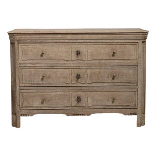 19th Century France Antique White Wood Chests of Drawers For Sale