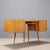 Brown Maple Wood Desk with Drawers, 1950s For Sale - Image 8 of 9