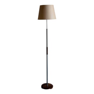 Rosewood Floor Lamp Danish Mid-Century Modern 1970s For Sale