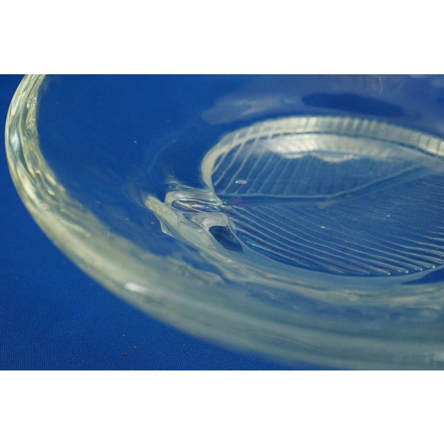 Vintage Centerpiece Emptier in Iridescent Murano Glass with Leaf by Alfredo Barbini, 1950s For Sale - Image 18 of 18