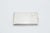Rectangular Silver Cigarette Case with Engraved Bands For Sale - Image 4 of 4