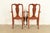 Henkel Harris Queen Anne Solid Cherry Wood Dining Chairs | Set of Six For Sale - Image 14 of 16
