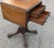 Antique Empire Sewing Work Table by Hersee Furniture Flame Mahogany Drop Leaf For Sale In Orlando - Image 6 of 13