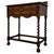 Early 20th Century Antique English Jacobean Revival Oak Side Table For Sale - Image 4 of 12