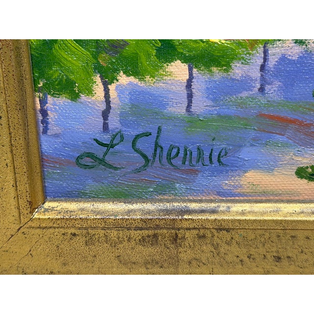 Laurel Sherrie Signed Rancho Sisquoc Flood Family Vineyard Memories of Foxen of Canyon California Oil Painting 2005 Framed Santa Barbara County For Sale - Image 11 of 18