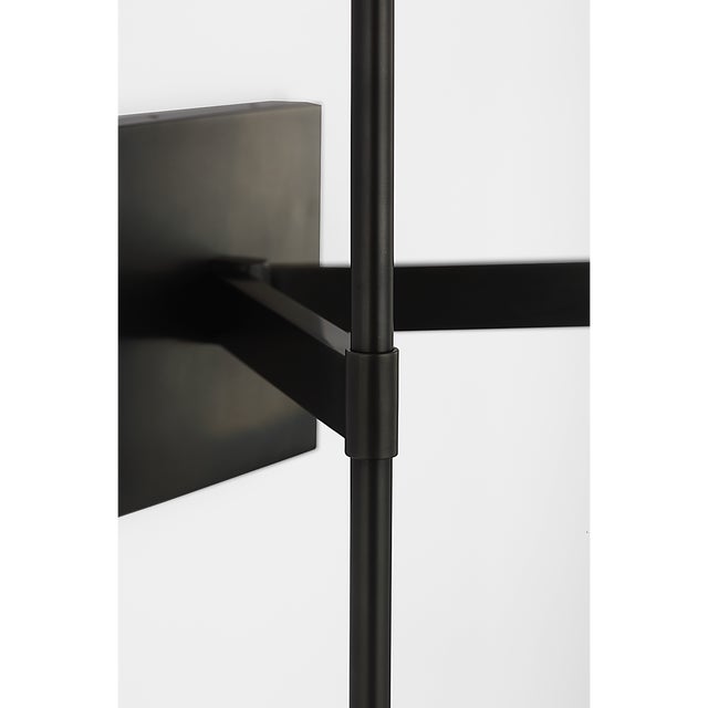 Waterford for Visual Comfort Signature Blaze 19" 2 Light Tail Sconce in Bronze with Clear Crystal For Sale - Image 10 of 13