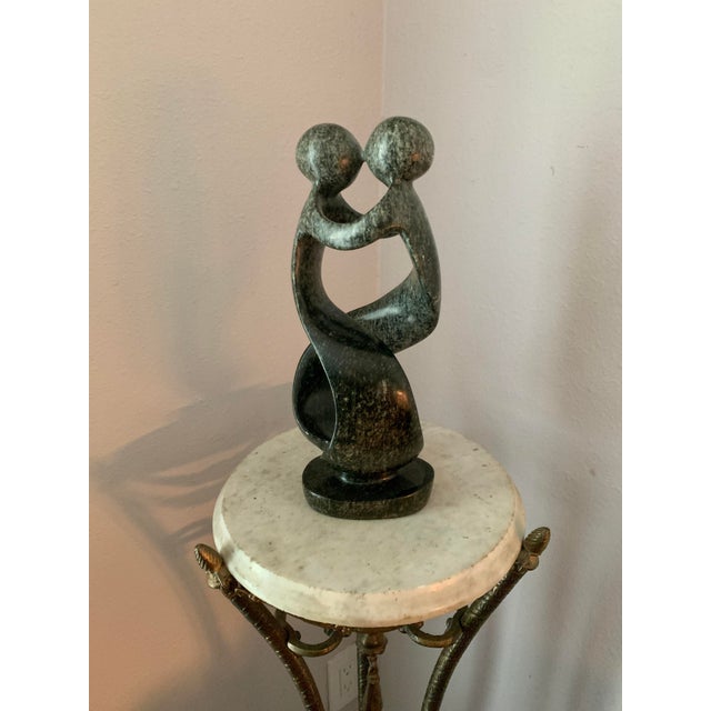 Modernist Shona Stone Couple Figural Sculpture Chairish