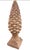 Vintage Tuscan-Style Terracotta Pinecone Finial Statue For Sale In West Palm - Image 6 of 12