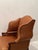 Caramel Leather Large Wingback Chair For Sale In Philadelphia - Image 6 of 12