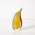 Mid 20th Century Mid-Century Modernist Hand-Blown Teardrop Form Glass Vase in Yellow and Scarlet For Sale - Image 5 of 12