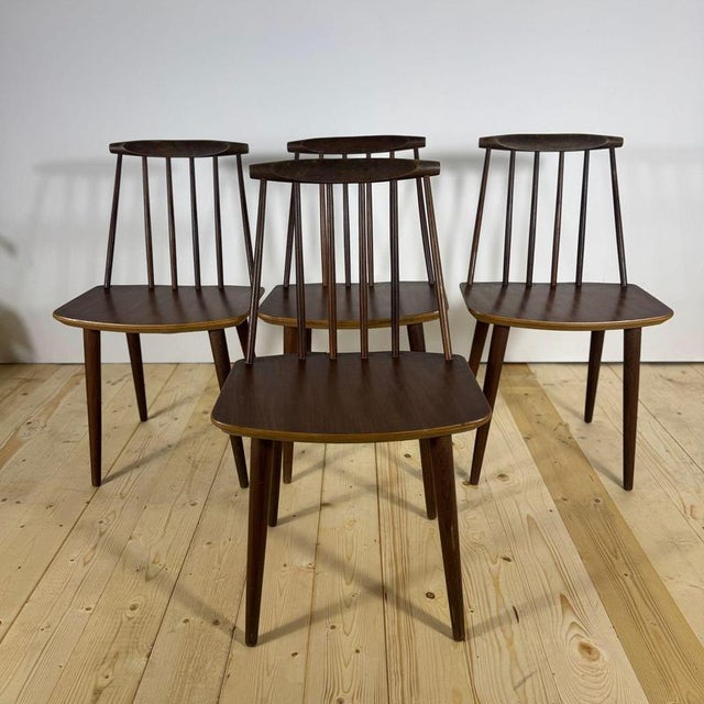 Set of 4 Chairs â€“ Design Poul M. Volther for FDB Furniture (Year '60)