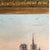 Wood Mid 20th Century Oil on Board Painting of Notre-Dame Cathedral, Paris c.1946 For Sale - Image 7 of 15