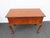 Traditional Early 1900s Ball and Claw Feet Burlwood Writing Office Desk 6392 For Sale - Image 3 of 18
