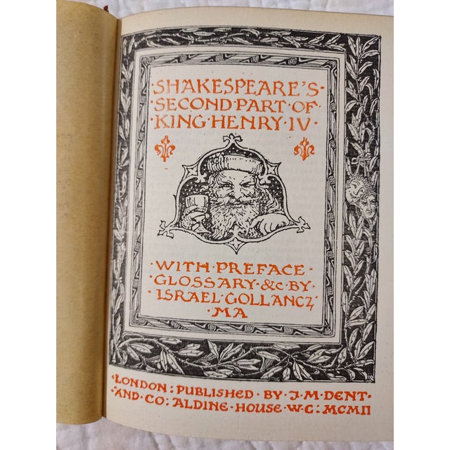 English The Temple Shakespeare 40 Book Set Dent 1902-1903 Owner Inscribed 1903 For Sale - Image 3 of 10