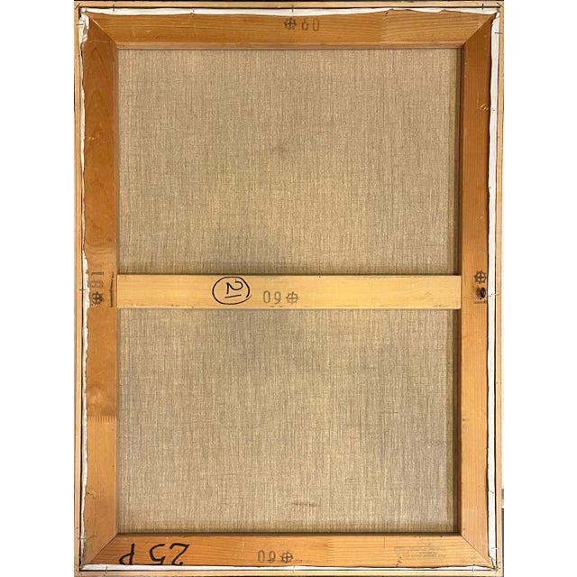 Vivaldo Martini, Abstract Composition No. 6, Oil on Canvas For Sale - Image 11 of 12