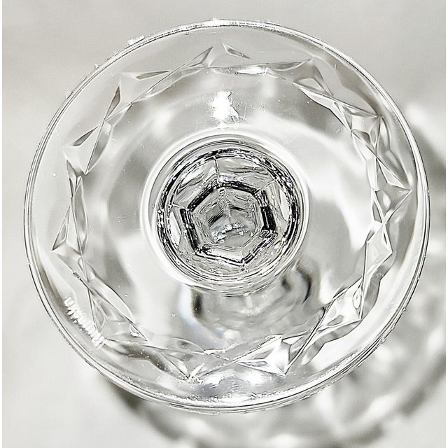 Glass 1980s Rogaska Champagne Crystal Flutes- Set of 6 For Sale - Image 7 of 9