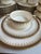 1990s Paragon"ATHENA" Pattern 31pc Dinner Set White and Gold Colors With Banded Border Gold Scrollwork For Sale - Image 15 of 16